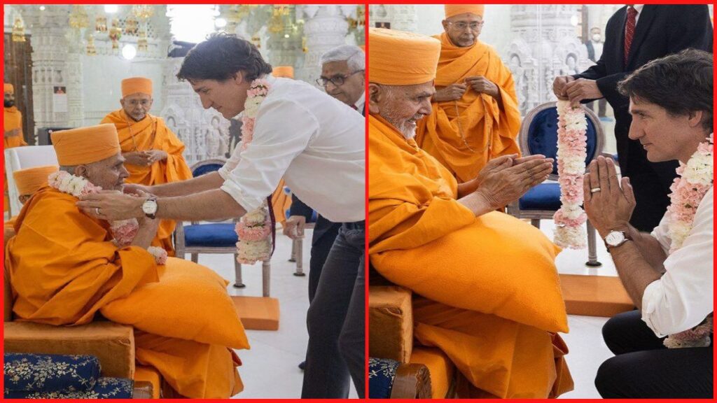 justin Trudeau Meeting with Spiritual Guru
