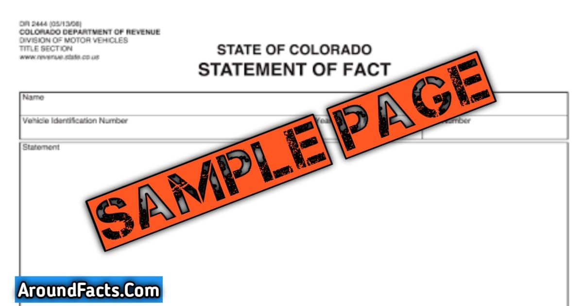 Read more about the article Colorado Statement of Fact: An Essential Guide