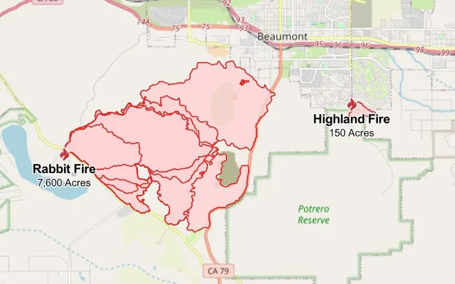 You are currently viewing Rabbit Fire Roars: Riverside County’s Wildfires Under Control Amidst Extreme Heat [Click Here]
