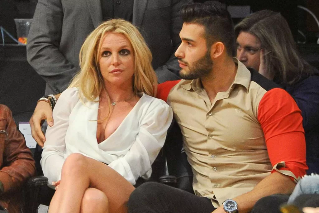 Britney Spears and Sam Asghari
