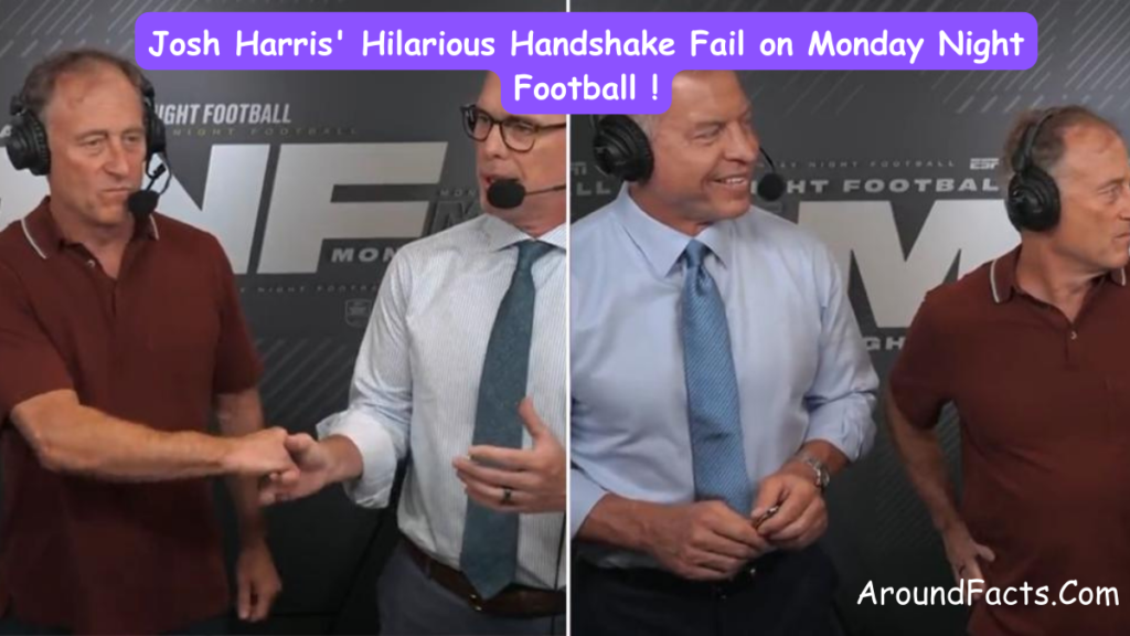 Josh Harris' Hilarious Handshake Fail on Monday Night Football !